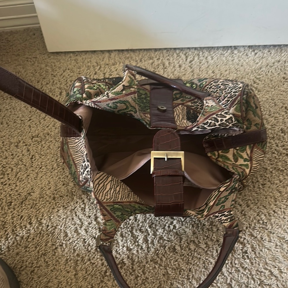 Elegant Green and Brown Women's Bag - Picture 5 of 5